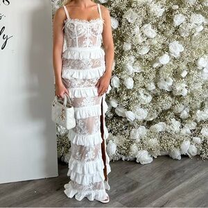 V Chapman Cassia lace dress size 0